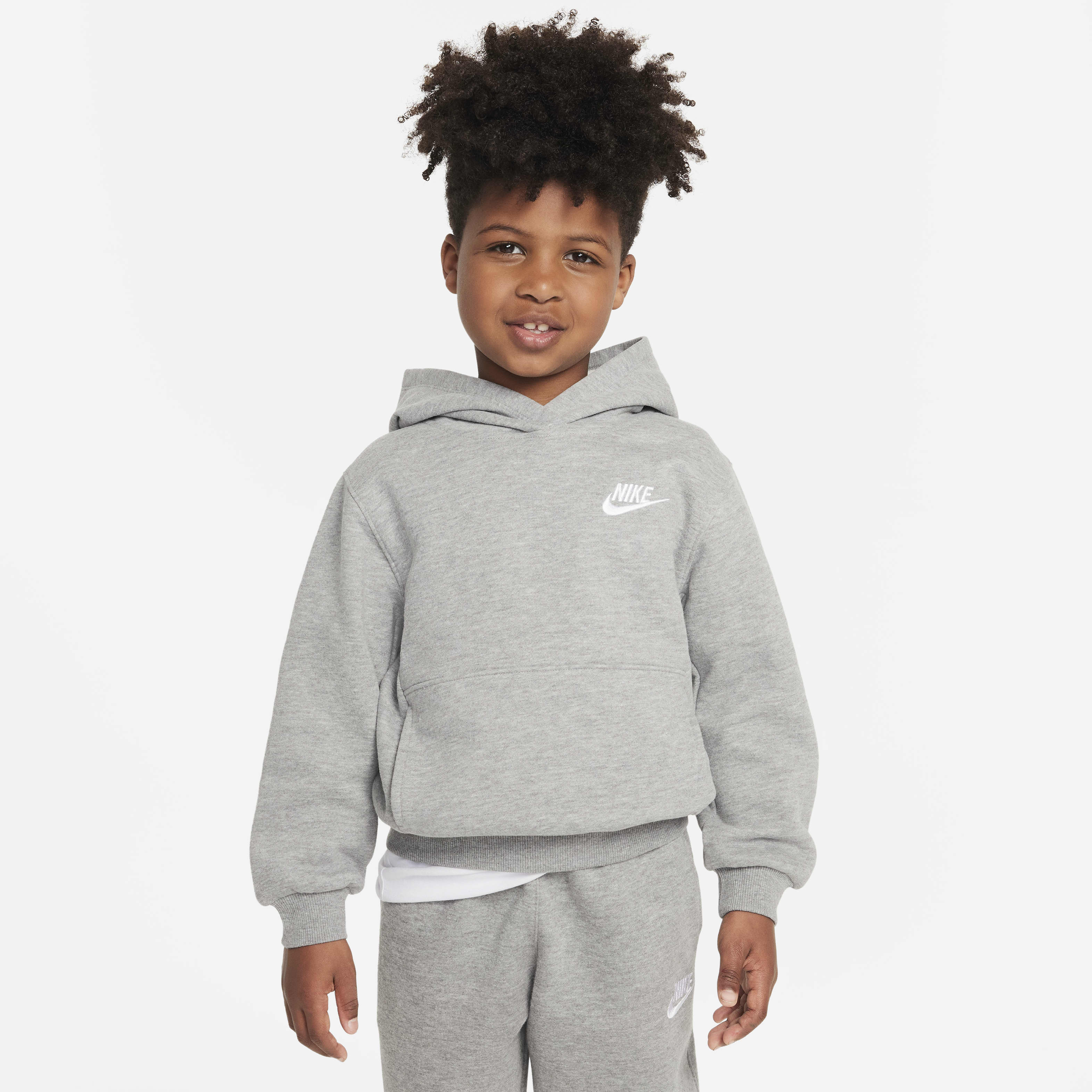 Nike youth club fleece hoodie best sale